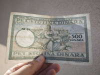 500 dinarjev Kraljevina Jugoslavija 1935.