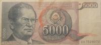 5000 DINAR -TITO 1985