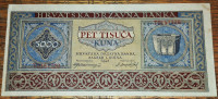 5000 Kuna 1943, 1. rujan