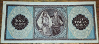5000 Kuna 1943, 1. rujan