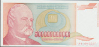 BANKOVEC 500000000000 DIN."AA" (JUGOSLAVIJA) 1993.aUNC