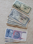 Bankovci Jugoslavije (5000, 1000, 500 dinarjev)