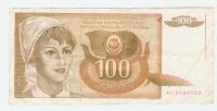 BANKOVEC 100 din 1990 Jugoslavija
