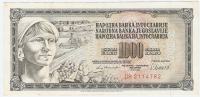 BANKOVEC  1000 dinarjev 1981 Jugoslavija