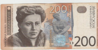 BANKOVEC 200 DINARA P157 (JUGOSLAVIJA) 2001.VF