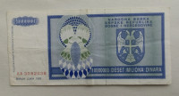 BiH P144a BANJA LUKA 10000000 DINARA 1993