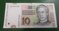 HRVAŠKA 10 kuna 2012 serija BB iz obtoka