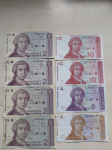Hrvaški dinar 1991 - boni pred uvedbo kune