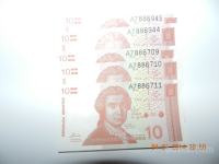 HRVAŠKI DINAR/HRVATSKI DINAR bankovec za 10 dinarjev UNC