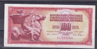 JUGOSLAVIJA - 100 dinara 1965 barok serija FE