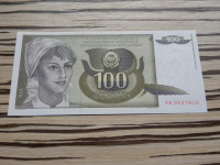 Jugoslavija 100 dinarjev 1991 - UNC