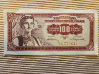 Jugoslavija 100 dinarjev iz leta 1955