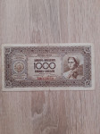 Jugoslavija 1000 dinarjev 1946 F