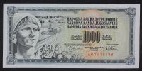 Jugoslavija 1000 dinarjev 1978 - AR -   brez napake - UNC