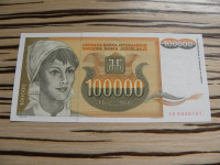 Jugoslavija 100000 dinarjev 1993 - UNC