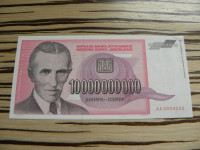 Jugoslavija 10000000000 dinarjev 1993