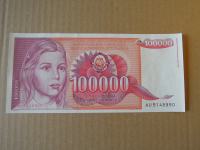 Jugoslavija 1989 100.000 dinarjev UNC