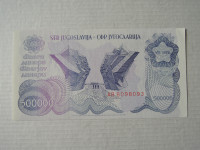 Jugoslavija 1989 500.000 aUNC serija AB.
