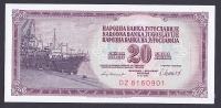 JUGOSLAVIJA - 20 dinara 1981 aUNC serija DZ