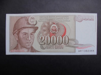 JUGOSLAVIJA 20000 dinara 1987