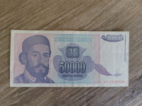 Jugoslavija 50.000 dinarjev 1993