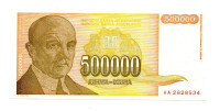 JUGOSLAVIJA-500 000 DINARJEV(1994)