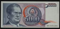 Jugoslavija 5000 dinarjev 1985 - BN - UNC - TITO