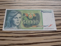 Jugoslavija 50000 dinarjev 1988