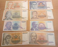 Jugoslavija set bankovcev 1993