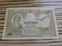 Kraljevina Jugoslavija 1000 dinara 1931