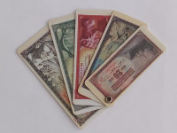NOSTALGIJA,PLASTIČNI BANKOVCI,DINARJI,DINAR,BANKOVEC,JUGOSLAVIJA