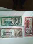 Prodam bankovce na sliki  100,500 ,1000 din 1955 unc