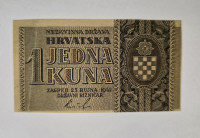 Prodam bankovec 1 kuna 1942