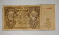 Prodam bankovec 10 hrvaških kun 1941