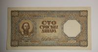 Prodam bankovec 100 dinarjev 1943