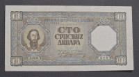 Prodam bankovec 100 dinarjev 1943