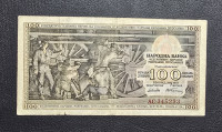 Prodam bankovec 100 dinarjev 1953