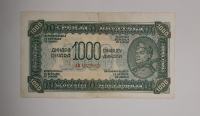 Prodam bankovec 1000 dinarjev 1944 ruski tisk