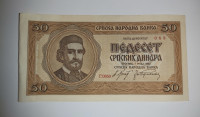 Prodam bankovec 50 dinarjev 1942