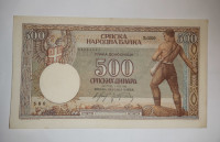 Prodam bankovec 500 dinarjev 1942