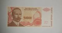 Prodam bankovec 50000 dinarjev 1994 Banja Luka