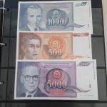 SET BANKOVCEV JUGOSLAVIJA - UNC