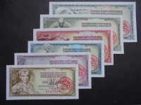 SFR JUGOSLAVIJA 6 BANKOVCEV PRETISK TITO 1980 UNC