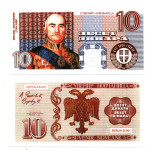 SRBIJA-10 DINARJEV(2.varijanta)fantazijski bankovec
