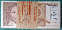 Sveženj 100 kom. 10.000,00 din 1992 ZRJ Jugoslavija VF