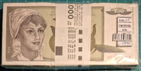 Sveženj 100 kom. bankovcev 100 din 1991 SFRJ VF
