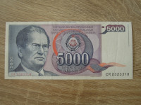 Tito 5000 dinarjev 1985 CR XF+