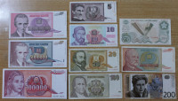 YU - Lot - 10 bankovcev