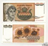 ZR Jugoslavija 100000 DIN 1993 UNC
