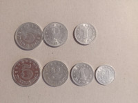 1, 2, 5 dinarjev, 50 para 1953- 1963